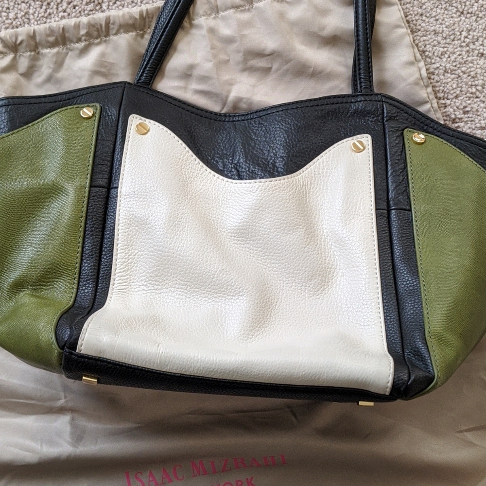 Three color tote bag